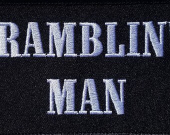Ramblin' Man Embroidery Patch Harley Davidson