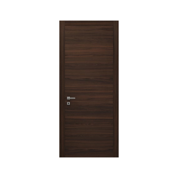 Planum 0010 Interior Door Chocolate Ash No Pre Drilled With Trims Frame Lever Hinges