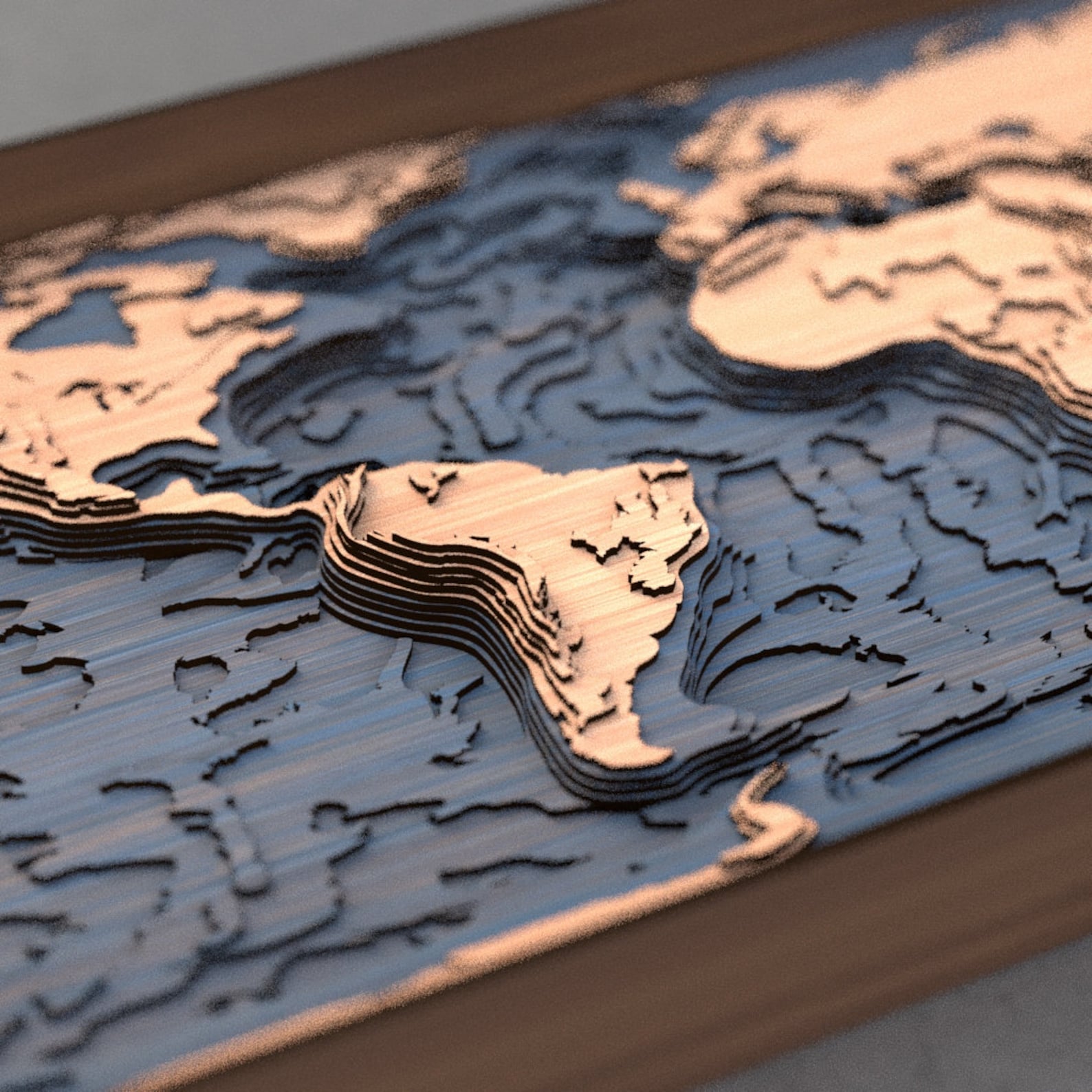 3D Laser Cut Topographic Map Of The World Etsy Il 1588xN.1766676919 Dd1l