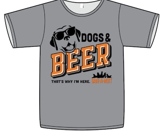 T-Shirt Dogs & Beer