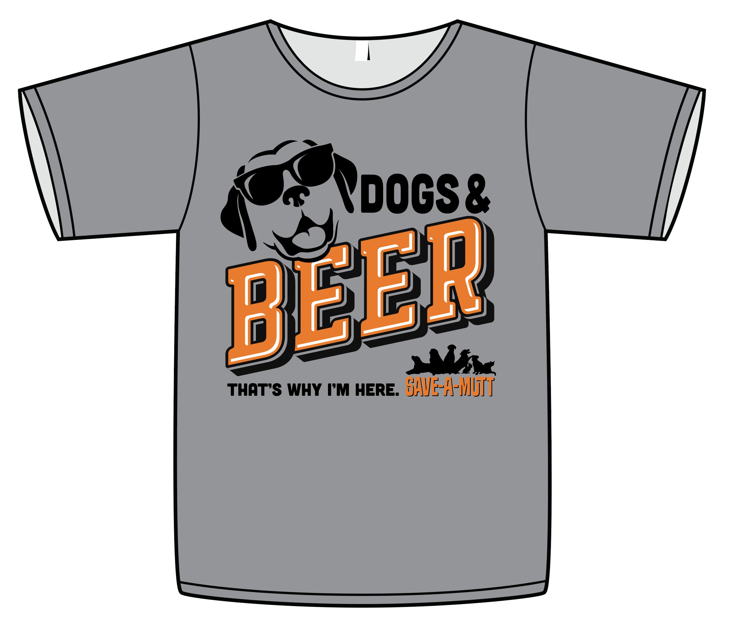 Tshirt Dogs & Beer Etsy