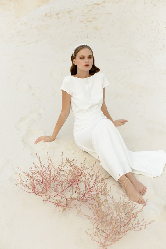 modest casual wedding dresses