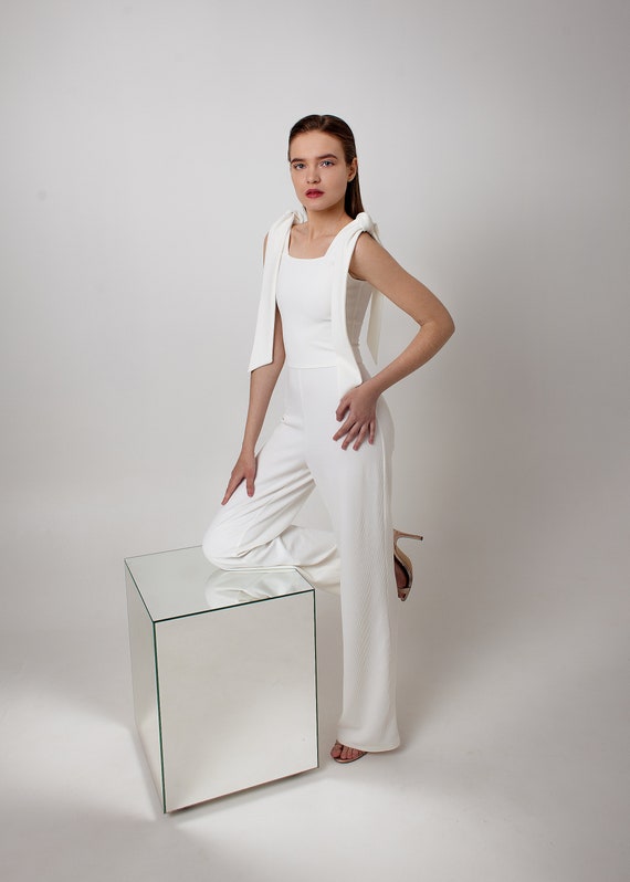 summer pantsuit for wedding