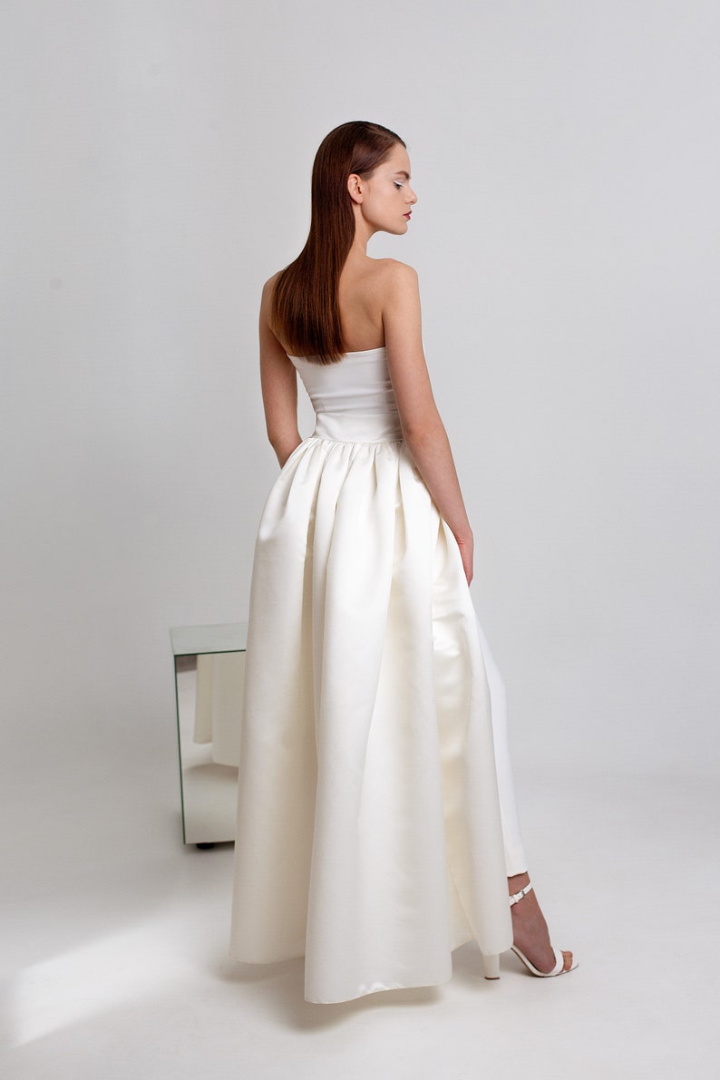 jumpsuit with overskirt