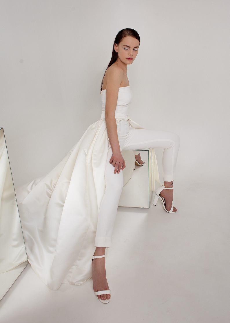 jumpsuit with overskirt