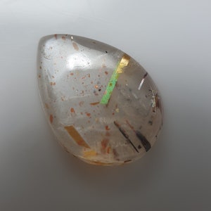 Rainbow Lattice Sunstone 10x7x2mm B1062