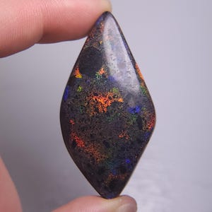 Andamooka Rainbow Matrix Opal Cabochon 50x26 mm  A4996