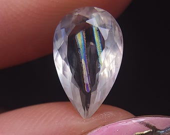 Malawi Moonstone Faceted 13x8 mm A5126
