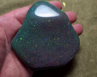 Large Exceptional Gemmy Colourful Andamooka Hard matrix collector Specimen 98x94mm MX3