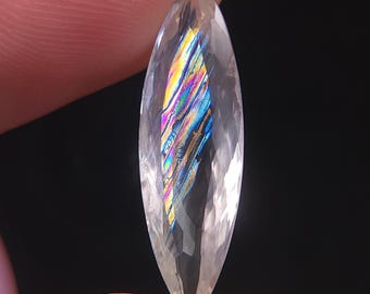 Malawi Moonstone Faceted 27x8x5mm A4740