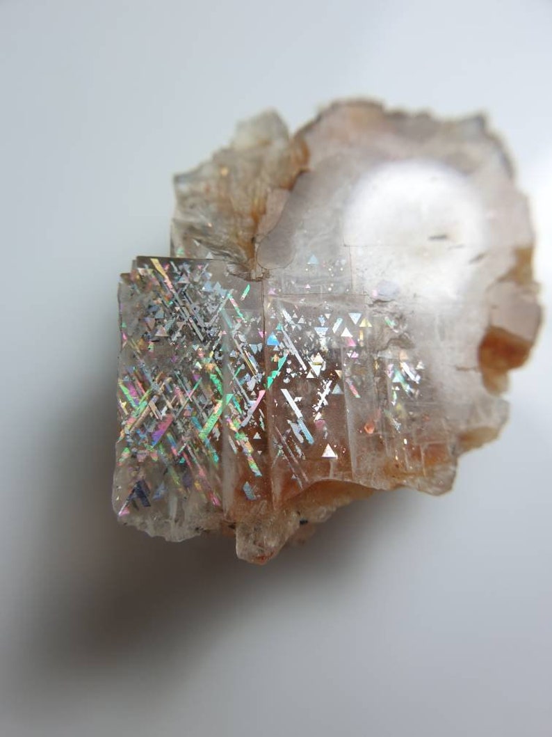 Rainbow Lattice Sunstone Specimen 27x24x10mm 31.83cts Bc1318