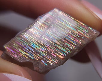 Rainbow Meteor Shower Sunstone Specimen 21x15 mm A5051