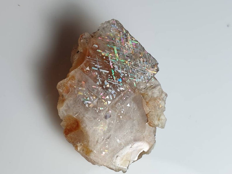 Rainbow Lattice Sunstone Specimen 27x24x10mm 31.83cts Bc1318