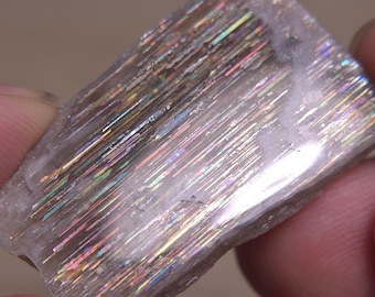Rainbow Meteor Shower Sunstone Specimen 41x24mm A2663