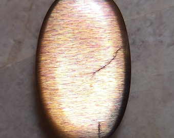 レインボー流星群サンストーン標本 42 x 42 mm A2675 - Etsy 日本