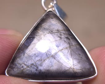 Spacey Iolite Silver Pendant 27x26mm A4810