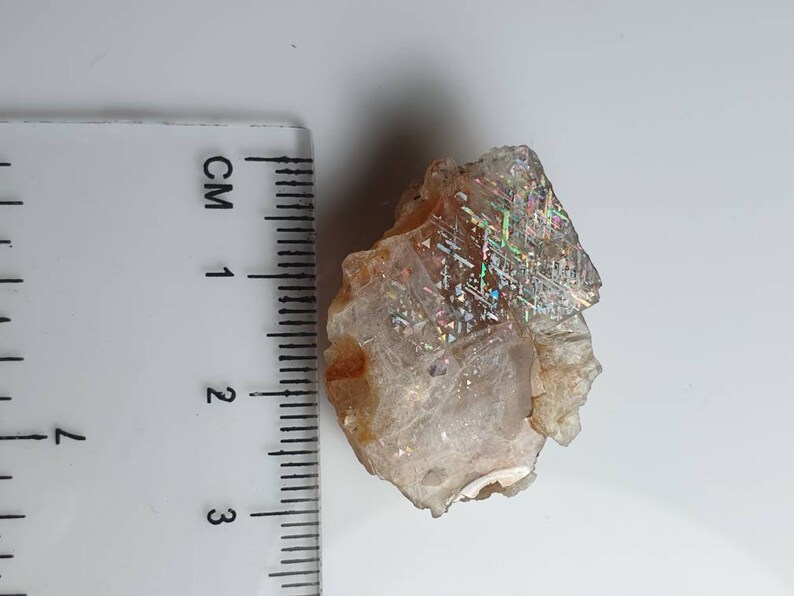 Rainbow Lattice Sunstone Specimen 27x24x10mm 31.83cts Bc1318