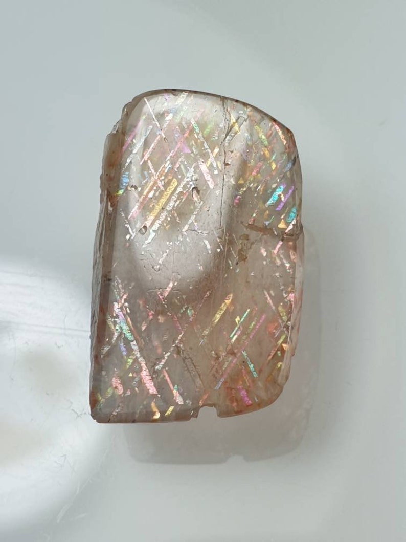 Rainbow Lattice Sunstone specimen 18.5x12.5x6mm M1249
