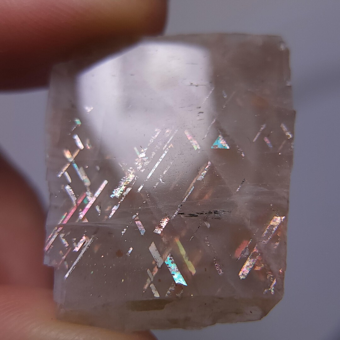 Australian Rainbow Lattice Sunstone Specimen 33x27 Mm A4958 - Etsy