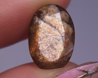 BlackBeryl/Blaquamarine Faceted, Itumbiara, Brazil 13x9 mm  A5149