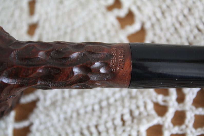 restored pipe cleaned pipe vintage pipe Brebia Whitehall Briar Italy Estate smoking pipe