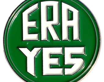 Drumpf.WTF "ERA YES" Equal Rights Amendment Pin - Heritage of American Democracy Collection - Support Women's Rights