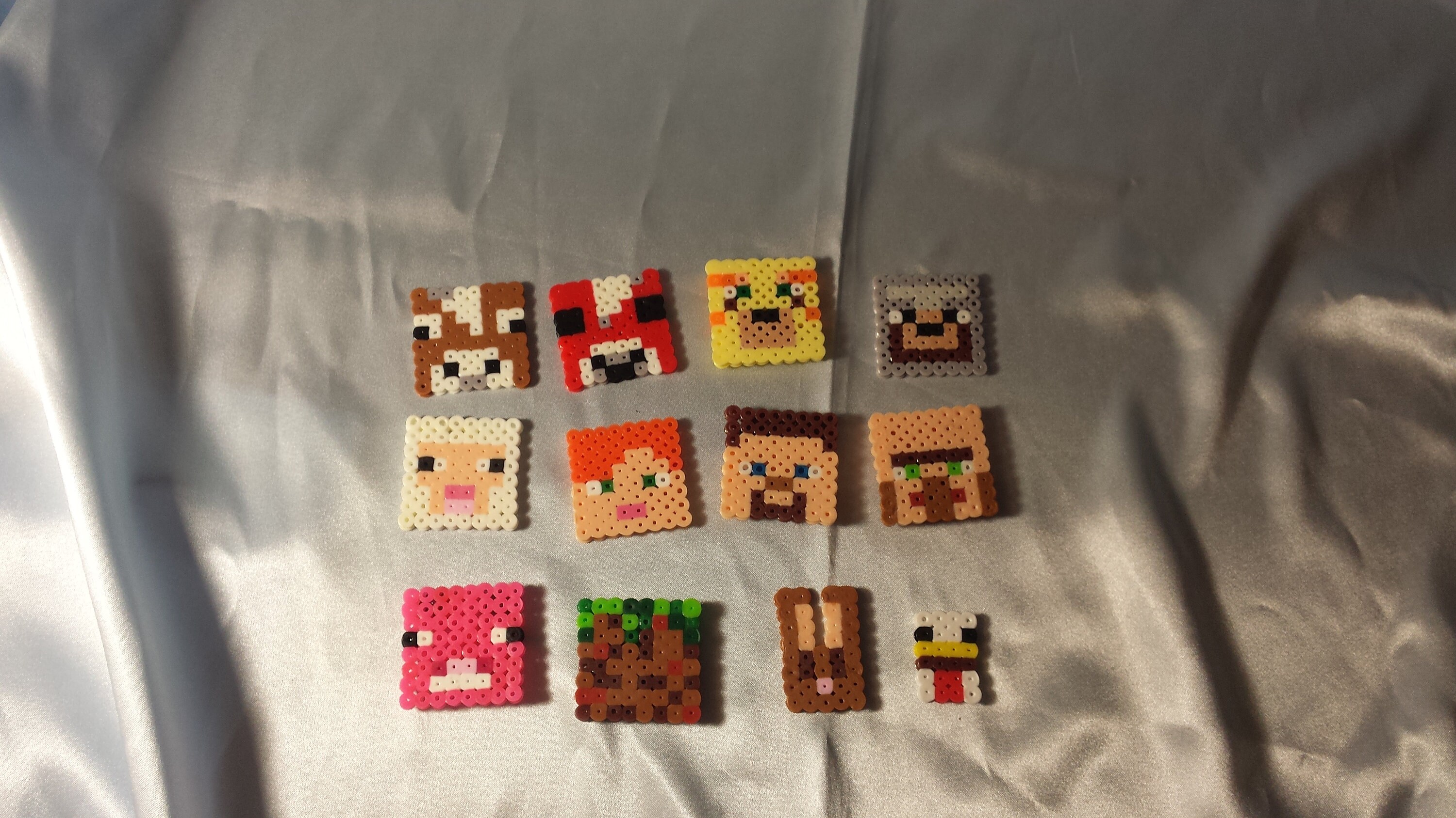 Minecraft Character/mob Sprites Perler Bead Art Etsy India