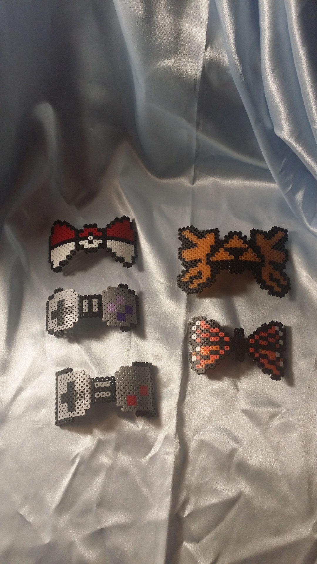 Pixel Hair Bows Etsy