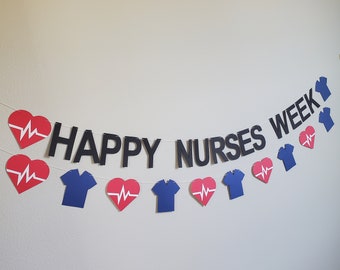 Medical Banner Nurses Week Banner Custom Nurse Banner Happy Nurses Week Custom Medical Banner Doctor Banner Nurses Week