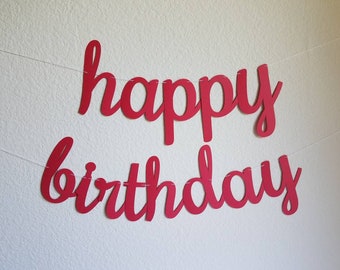 happy birthday banner etsy