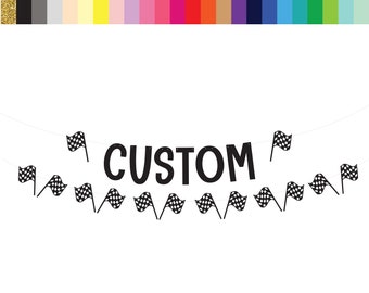 Custom Racing Banner, Racing Theme, Racing Birthday, Racing Party, Racing Decorations, Racing Birthday Party, Custom Racing Banner
