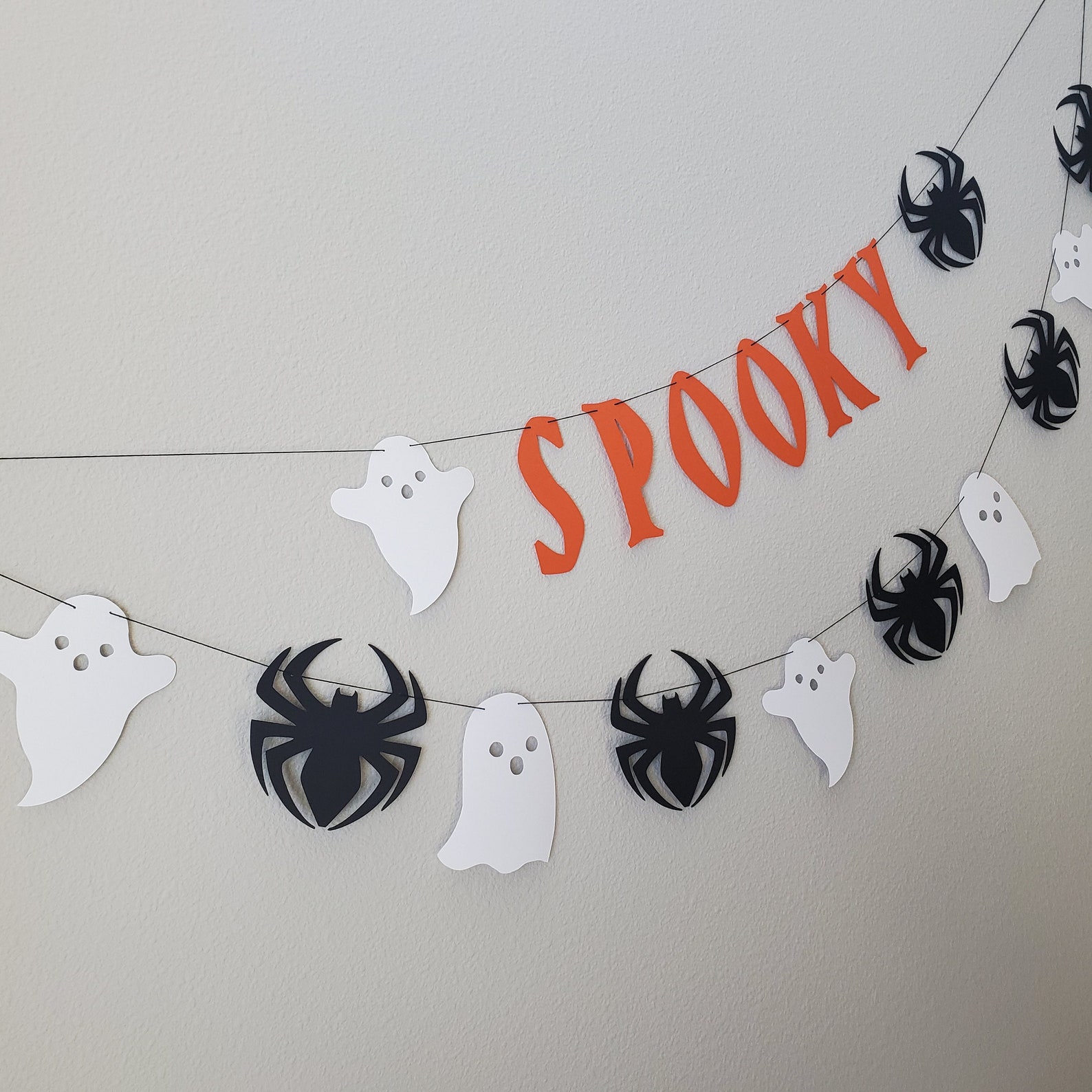 Spooky Banner Halloween Banner Halloween Decorations Custom - Etsy
