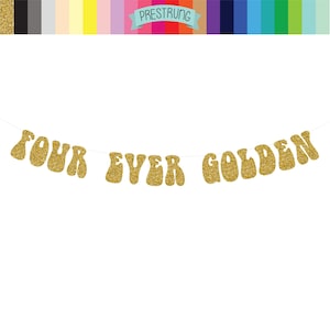 Vier ooit gouden, vier ooit gouden, 4e verjaardag, vierde verjaardagsdecoratie, gouden verjaardagsfeestje, gouden decoraties