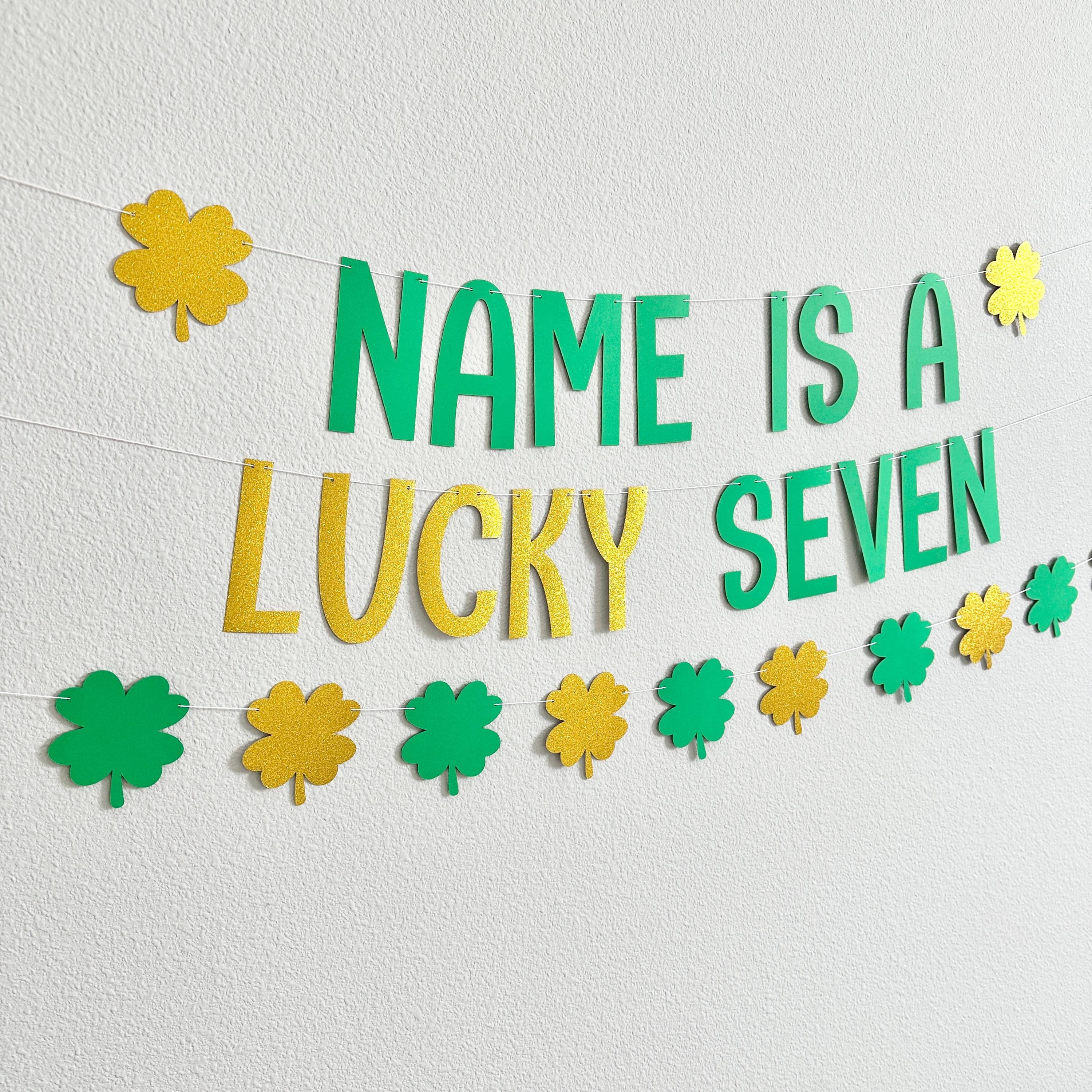 Lucky Seven Banner, Name is A Lucky Seven Decorations