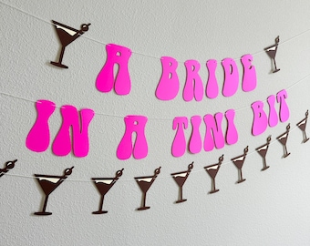 Espresso Martini Bachelorette Banner, Bridal Shower Decor