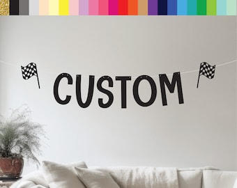 Custom Racing Banner, Racing Theme, Racing Birthday, Racing Party, Racing Decorations, Racing Birthday Party, Custom Racing Banner