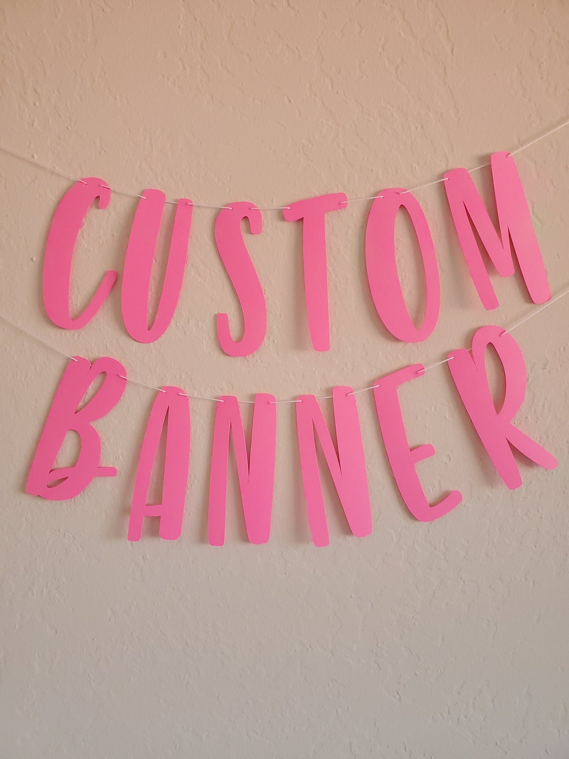 Custom Banner Custom Red Banner Customizable Banner Custom Etsy