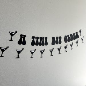 A Tini Bit Older, Espresso Martini Themed Banner, Espresso Martini Birthday Party, Espresso Martini, Birthday Party Theme Ideas