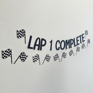 Lap 1 Complete, Racing 1st Birthday, First Birthday Party, Racing Birthday, Racing Decorations, Racing Birthday Party, Custom Racing Banner