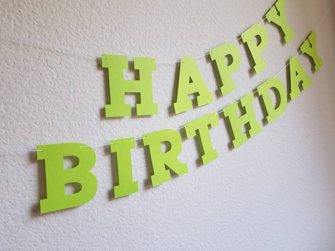 lime-green-happy-birthday-banner-lime-green-birthday-banner-etsy