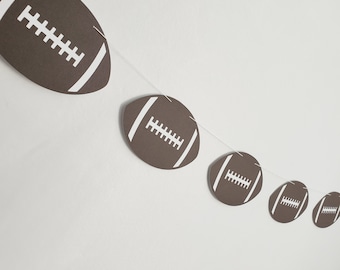 Football Banner, Football Garland, Football Birthday, Football Theme, Football Decorations, Football Birthday Banner, Footballs