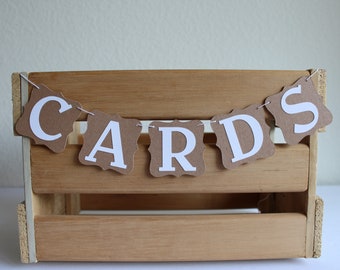 Cards Banner, Mini Cards Banner, Small Cards Sign, Wedding Cards Banner, Small Cards Banner, Card Sign, Wedding Cards Decoration