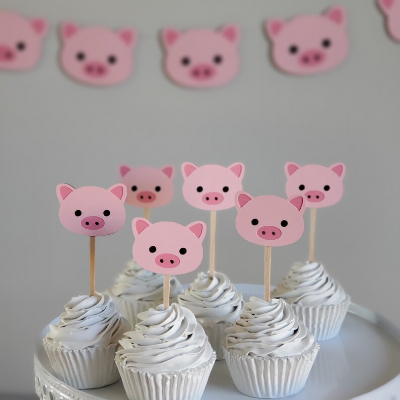 Custom Pig Banner Custom Pig Birthday Banner Custom Pig Etsy
