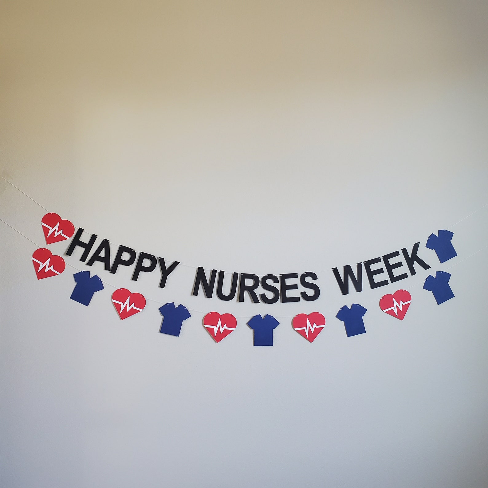 Nurses Week Nurses Week Banner Happy Nurses Week Custom Etsy