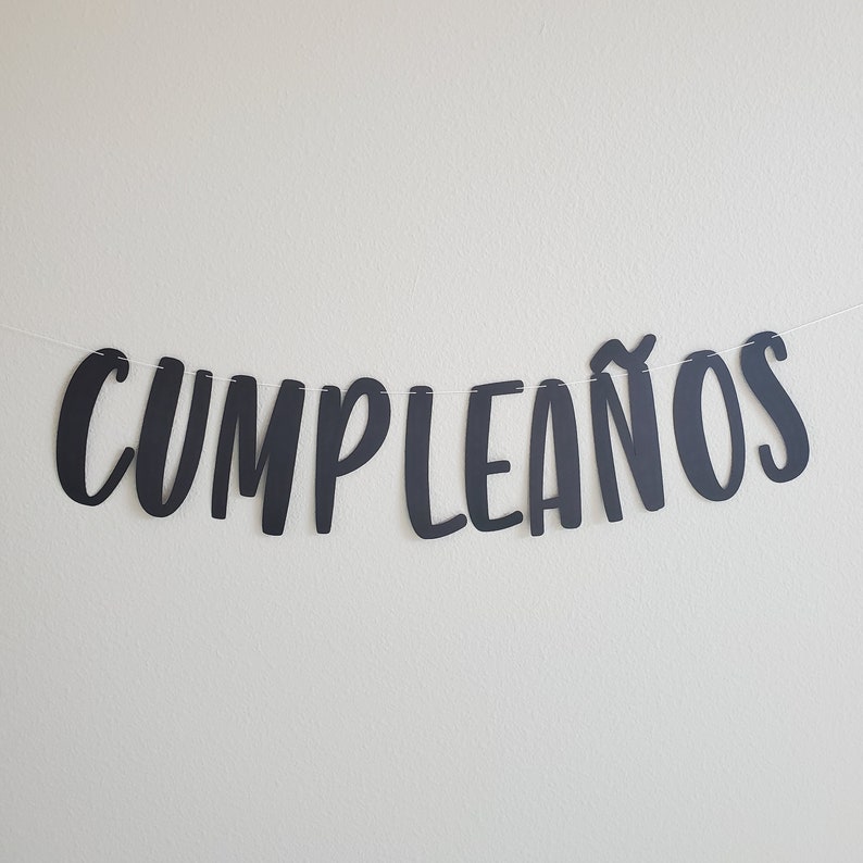 Custom Black Sign Feliz Cumpleanos Feliz Cumpleanos Banner Custom Feliz Cumpleanos Banner