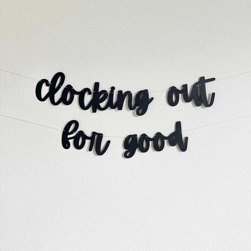 Clock in and Out Sign - Etsy