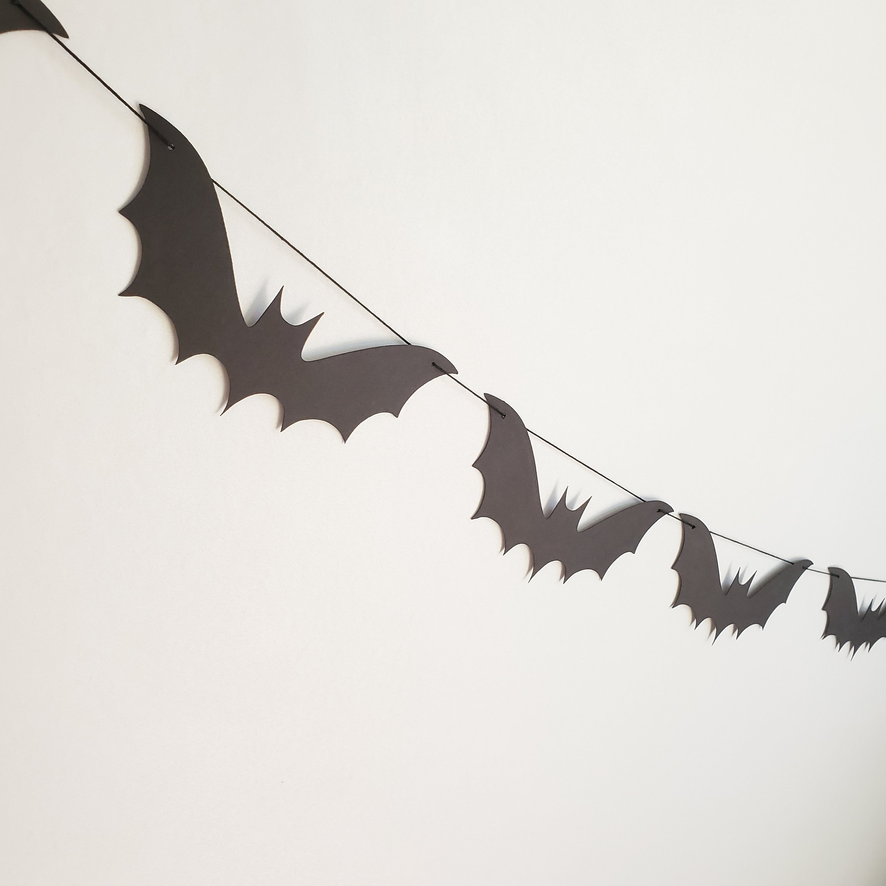 Гирлянда летучая мышь своими руками