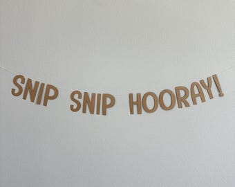 Snip Snip Hooray, Vasectomy Decorations, Vasectomy Celebration, Surgery Decorations, Snip Banner, Vasectomy Party