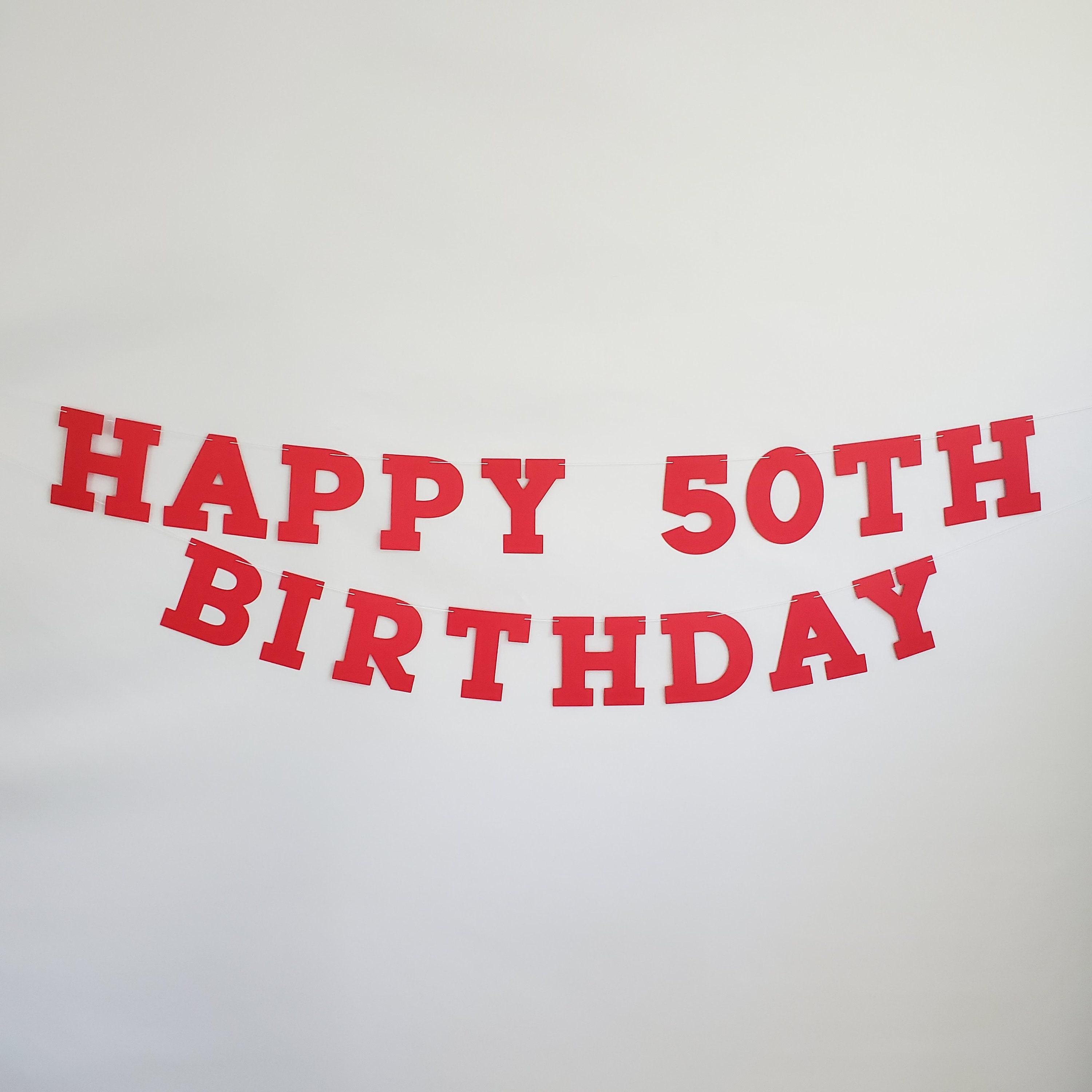 50th Birthday Banner Clip Art