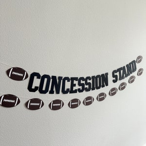 Concession Stand, Concession Stand Banner, Concession Stand Decorations, Football Concession Stand, Football Party, Football Decorations